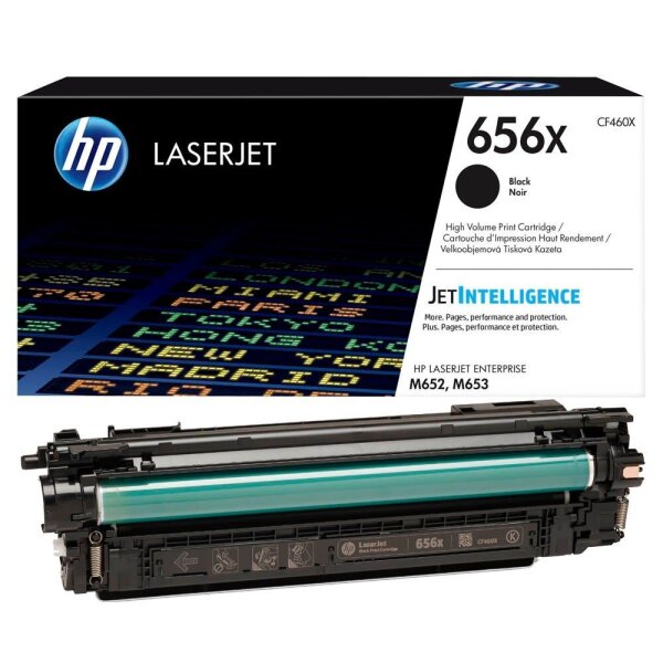 HP 656X (CF460X) schwarz Tonerkartusche