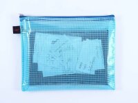 FolderSys Reißverschlussbeutel DIN A5 blau 0,15 mm, 10 St.