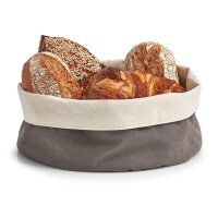 Zeller Brotkorb anthrazit, creme, 1 St.