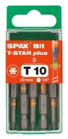 SPAX® Bit T10 T-STAR Plus, 5 St.