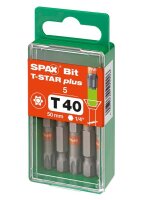 SPAX® Bits T40 T-STAR  Plus, 5 St.