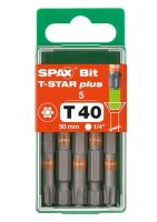 SPAX® Bits T40 T-STAR  Plus, 5 St.