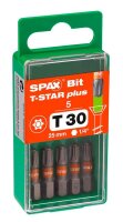 SPAX® Bits T30 T-STAR  Plus, 5 St.