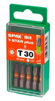SPAX® Bits T30 T-STAR  Plus, 5 St.