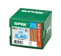 SPAX® Terrassenschrauben T25 Zylinderkopf Edelstahl A2 0537000500403 5 mm x 40 mm, 200 St.