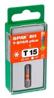 SPAX® Bit T15 T-STAR  Plus, 1 St.