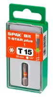SPAX® Bit T15 T-STAR  Plus, 1 St.