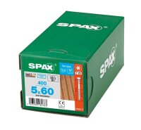 SPAX® Terrassenschrauben T25 Zylinderkopf Edelstahl A2 0537000500605 5 mm x 60 mm, 400 St.