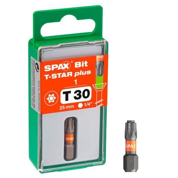 SPAX® Bit T30 T-STAR  Plus, 1 St.
