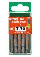 SPAX® Bits T30 T-STAR  Plus, 5 St.