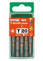 SPAX® Bits T20 T-STAR  Plus, 5 St.