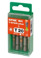SPAX® Bits T20 T-STAR  Plus, 5 St.