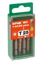 SPAX® Bits T25 T-STAR  Plus, 5 St.
