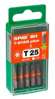 SPAX® Bits T25 T-STAR  Plus, 5 St.
