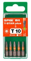 SPAX® Bits T10 T-STAR Plus, 5 St.