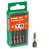 SPAX® Bit T15 T-STAR  Plus, 5 St.