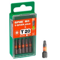 SPAX® Bits T20 T-STAR  Plus, 5 St.