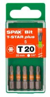 SPAX® Bits T20 T-STAR  Plus, 5 St.