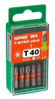 SPAX® Bits T40 T-STAR  Plus, 5 St.