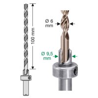 SPAX® Terrassenbohrer Step Drill 6, Länge: 150,0 mm, 1 St.
