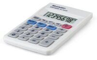 SHARP EL-233S Taschenrechner weiß