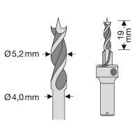 SPAX® Terrassenbohrer Drill 5,2, 1 St.