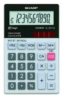 SHARP EL-W211G Taschenrechner schwarz/grau