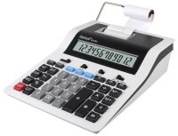 Rebell PDC30 Tischrechner druckend weiß/schwarz
