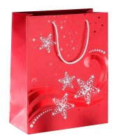 3 SIGEL Geschenktüten Wave Motiv 17,5 x 23,0 cm