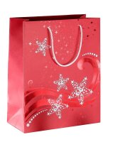 3 SIGEL Geschenktüten Wave Motiv 26,0 x 33,0 cm