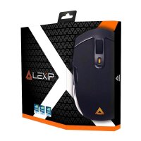 LEXIP PU94 Gaming Maus kabelgebunden schwarz