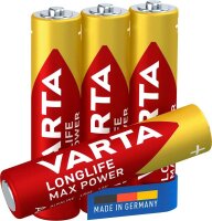 VARTA Batterien LONGLIFE Max Power Alkali-Mangan Micro...