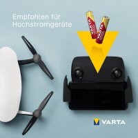 VARTA Batterien LONGLIFE Max Power Alkali-Mangan Micro AAA 1,5 V, 4 St.