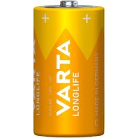 2 VARTA Batterien LONGLIFE Baby C 1,5 V