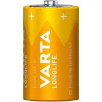 2 VARTA Batterien LONGLIFE Mono D 1,5 V