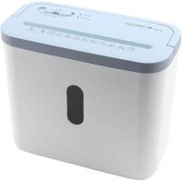 GENIE 440 X Aktenvernichter mit Partikelschnitt P-4, 4 x 38 mm, bis 4 Blatt, weiß/blau