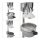 relaxdays Zitronenpresse silber