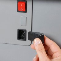 DAHLE 106air Aktenvernichter mit Streifenschnitt P-2, 5,8 mm, bis 22 Blatt, grau