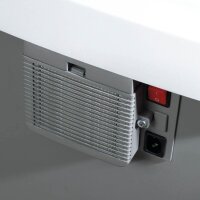 DAHLE 106air Aktenvernichter mit Streifenschnitt P-2, 5,8 mm, bis 22 Blatt, grau
