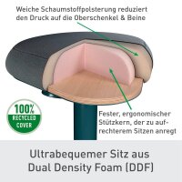 LEITZ Sitz- & Stehhocker Ergo Active 65450089 dunkelgrau, 1 St.