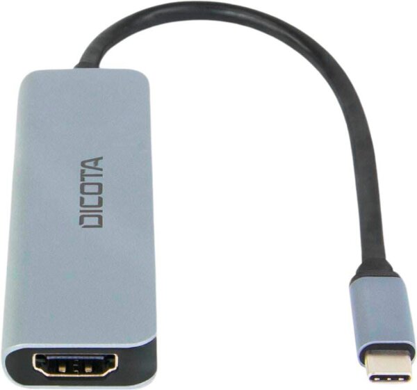 DICOTA USB-Hub D32060 5-fach silber
