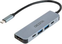 DICOTA USB-Hub D32060 5-fach silber
