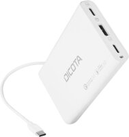 DICOTA D32056 Ladekabel mit Adapter weiß, 65 Watt