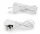 DICOTA D32056 Ladekabel mit Adapter weiß, 65 Watt