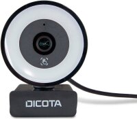 DICOTA Ringlicht Webcam schwarz