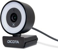 DICOTA Ringlicht Webcam schwarz
