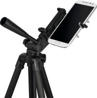 hama Star Smartphone Kamera-Stativ schwarz max. Arbeitshöhe 112,0 cm