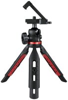hama Solid Ministativ für Smartphones schwarz max. Arbeitshöhe 19,0 cm