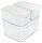 LEITZ MyBox Aufbewahrungsbox 18,0 l perlweiß/grau 38,5 x 31,8 x 19,8 cm, 1 St.