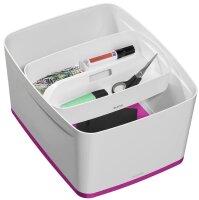 LEITZ MyBox Aufbewahrungsbox 18,0 l perlweiß/pink 38,5 x 31,8 x 19,8 cm, 1 St.